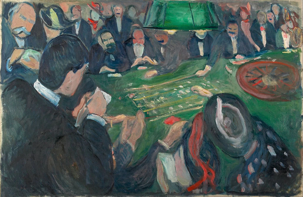 Al tavolo della roulette di Montecarlo - 1892